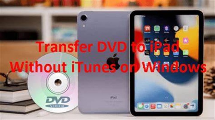 Can I transfer a DVD to my iPad?