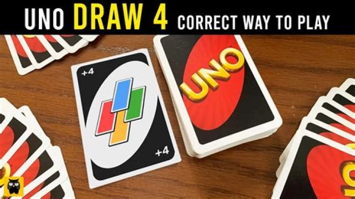 Can you put a Draw 4 on a draw 4 in UNO?