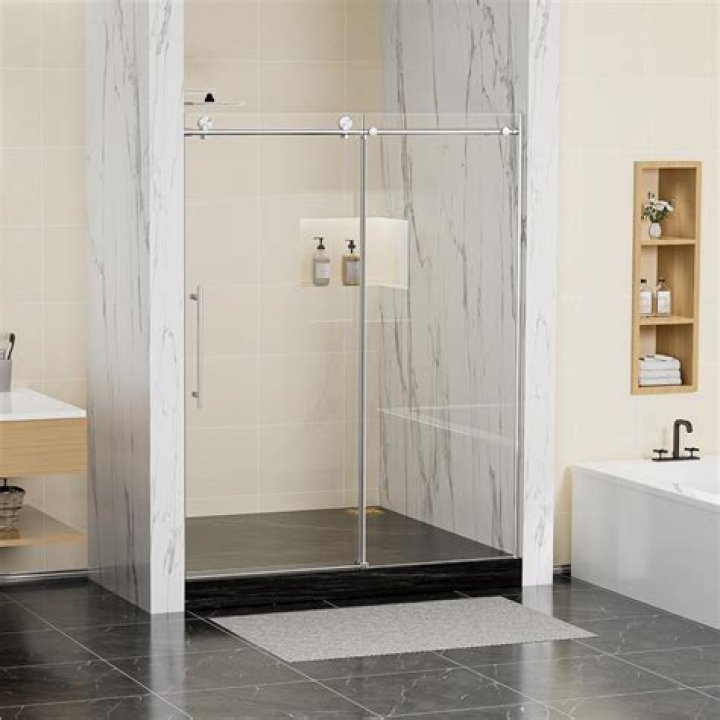 Can you put a frameless shower door on a tub?