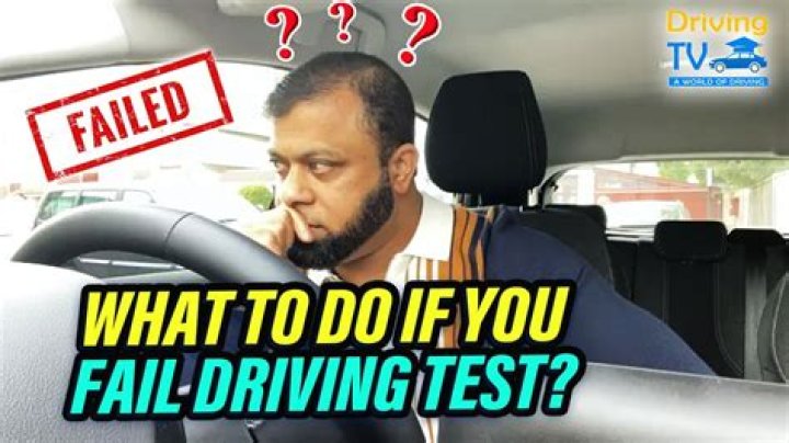 Do you fail your test if you hit a cone?