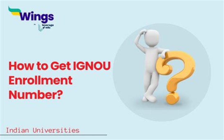 How can I get my Ignou enrollment number?