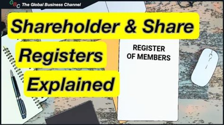 How can I get shareholder register?