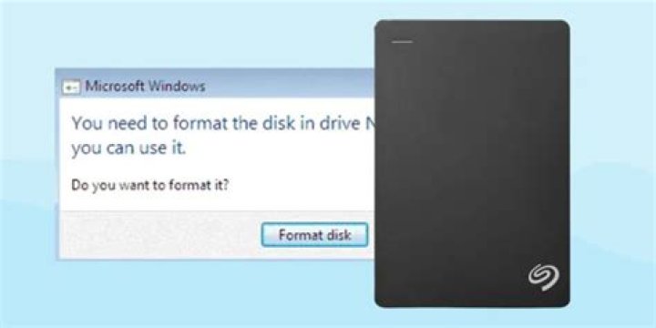 How do I fix a hard disk format error?