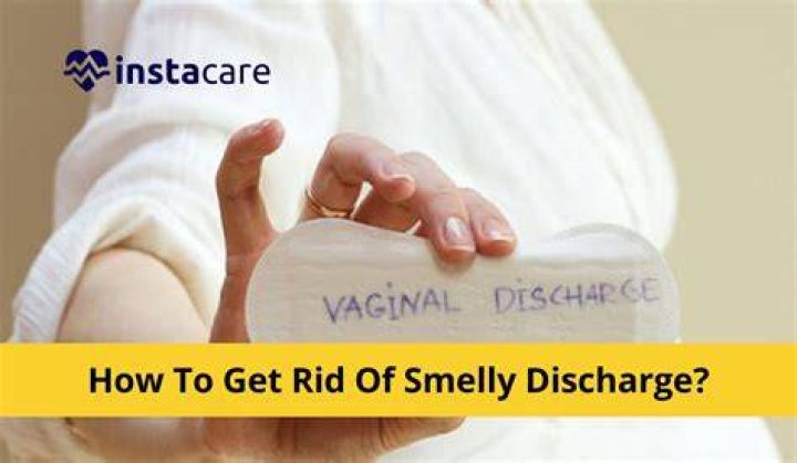How do I get rid of smelly discharge after giving birth?