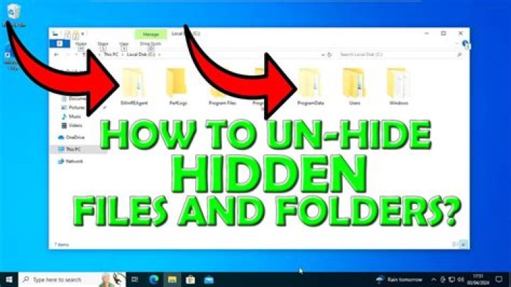 How do I hide hidden folders?