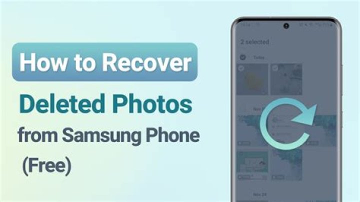 How do I recover deleted photos on my Samsung Android?