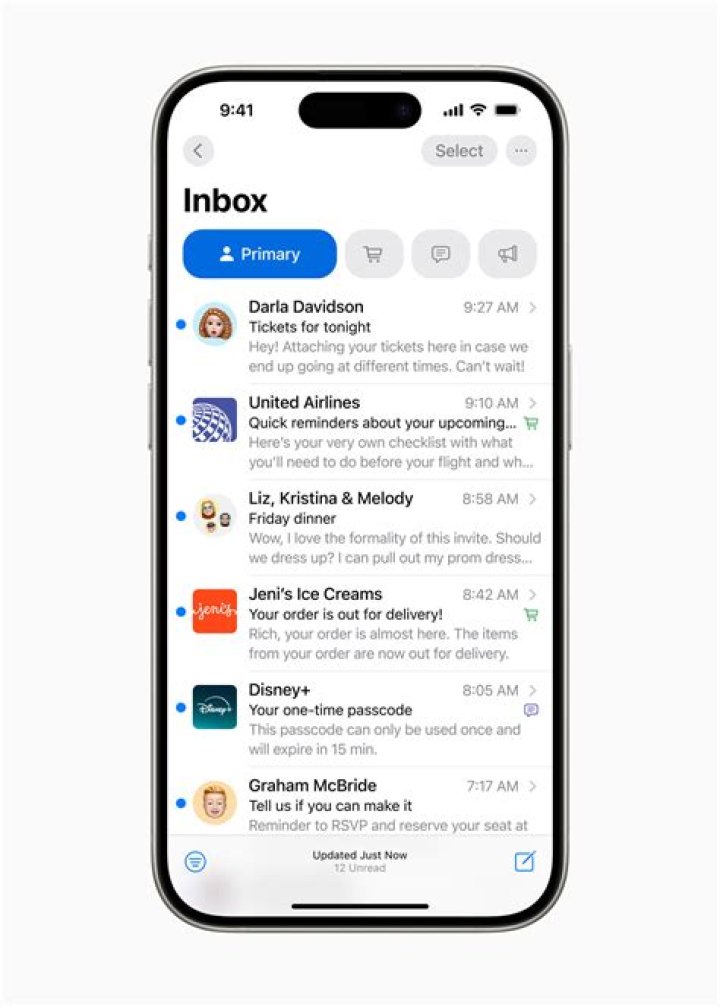 How do I unhide Mail app on iPhone?