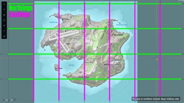 How do you convert grid references to Eastings and Northings?
