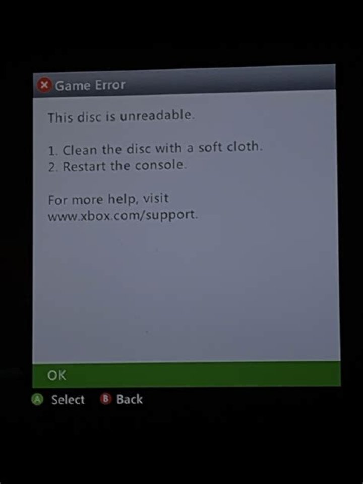 How do you fix a scratched unreadable Xbox 360 disc?