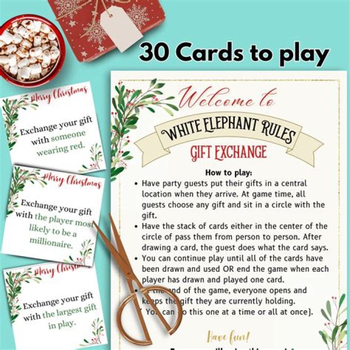 How do you make a white elephant gift exchange fun?