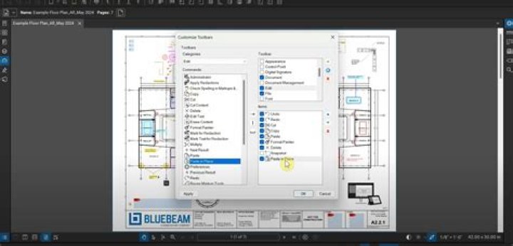 How do you overlay in Bluebeam?
