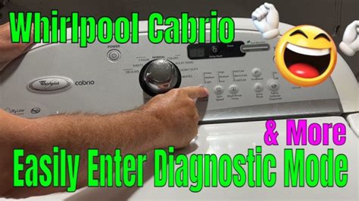 How do you reset the computer on a Whirlpool Cabrio washer?