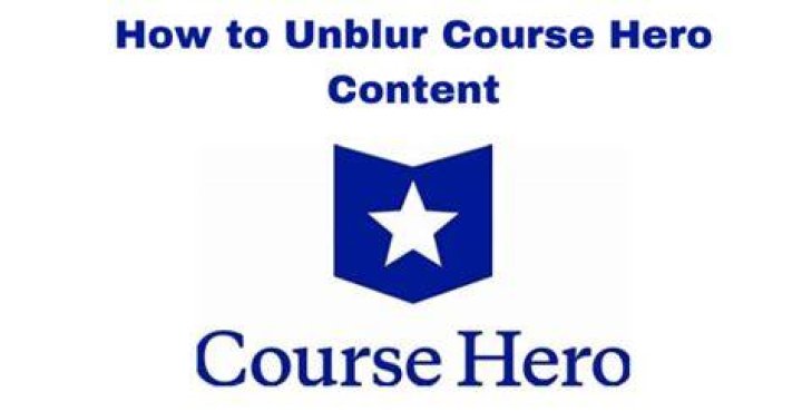 How do you Unblur content on Course Hero?