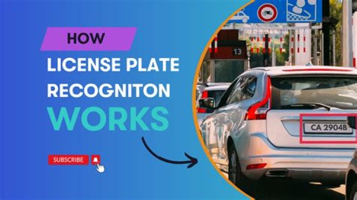 How does Licence plate recognition work?