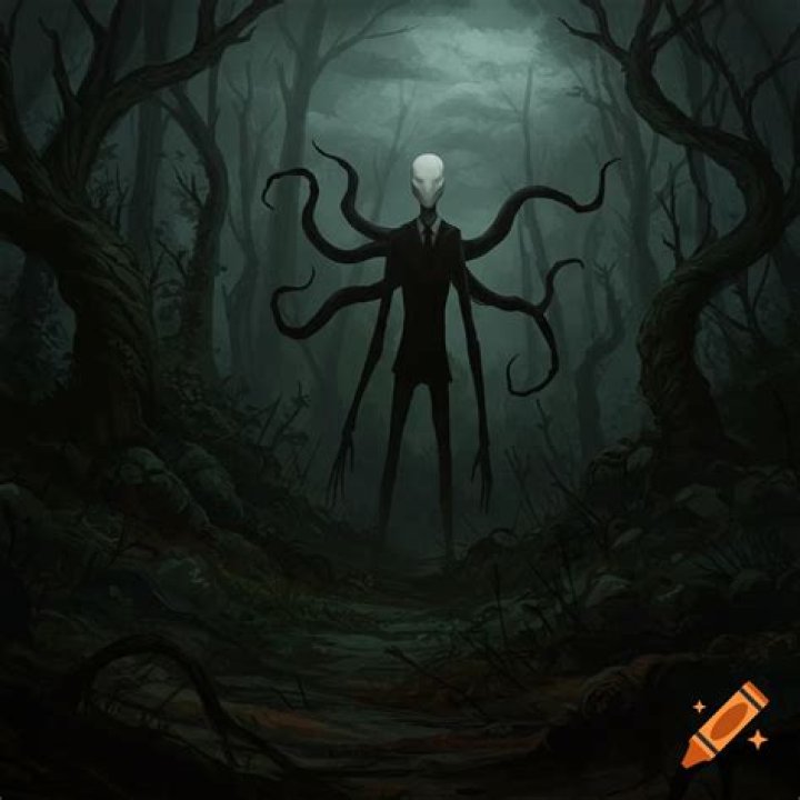 How many stock photos of Slender Man are there?