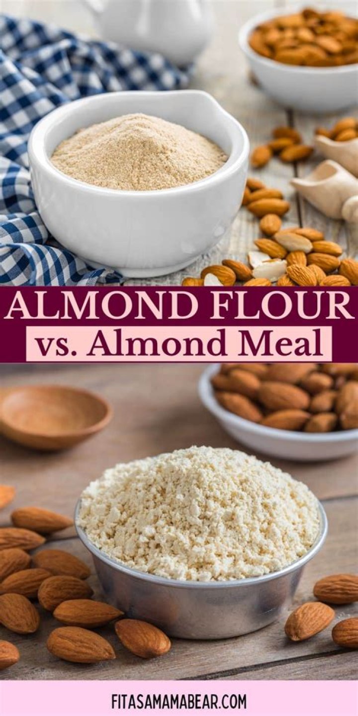 Is almond meal flour the same as almond flour?