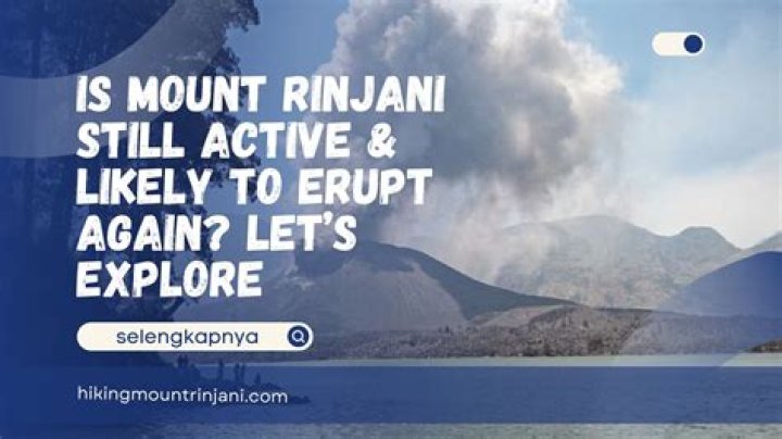 Is Mount Rinjani still active?
