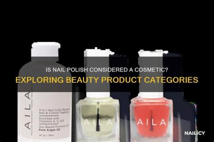 Is nail polish considered a cosmetic?