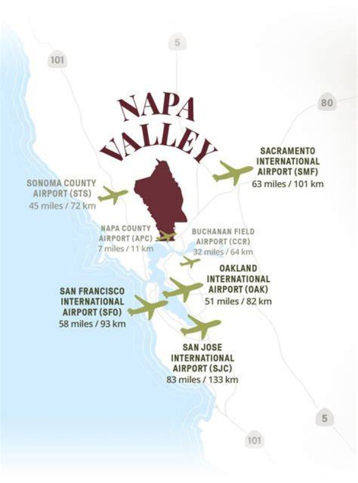 Is there a shuttle from Oakland airport to Napa Valley?
