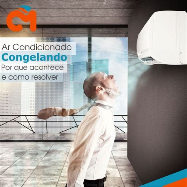 Qual a principal causa do ar condicionado congelando?