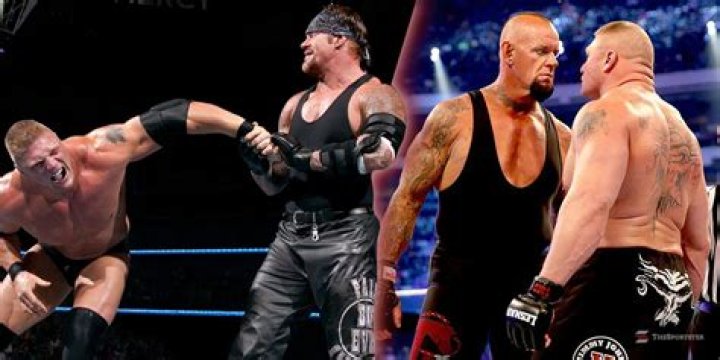 Was the fight between Undertaker and Brock Lesnar real?