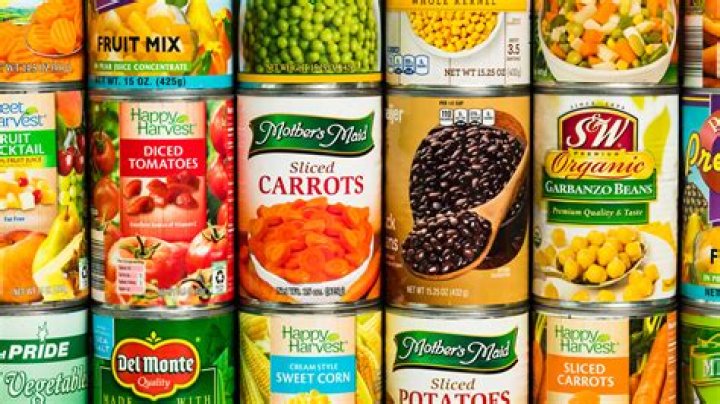 What are some examples of canned foods?