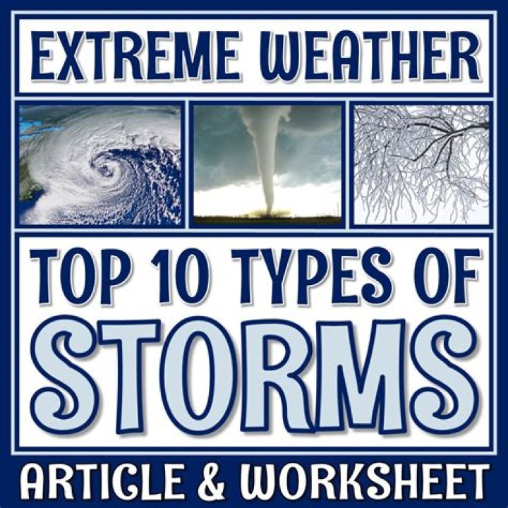 What are the 10 types of storms?