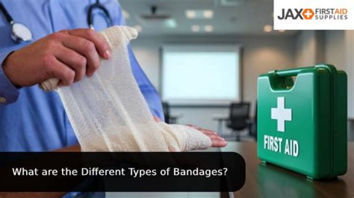 What are the common bandages used on first aid treatment?