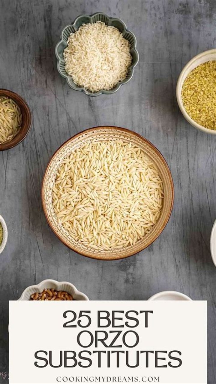 What can I use instead of orzo?