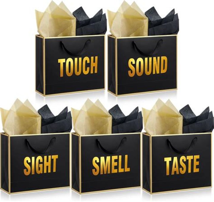 What do you put in the 5 senses gift?