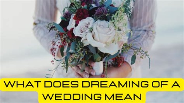 What does a dream mean when you dream about a wedding?