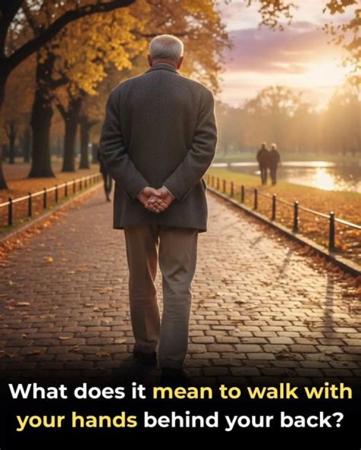 What does it mean to hold your hands behind your back?