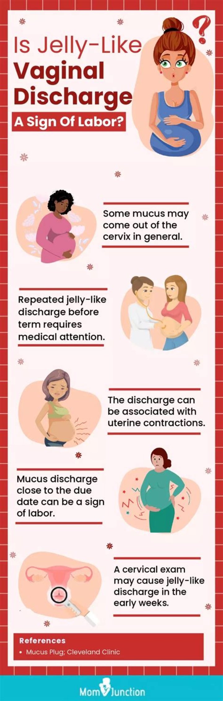 What does jelly white discharge mean?