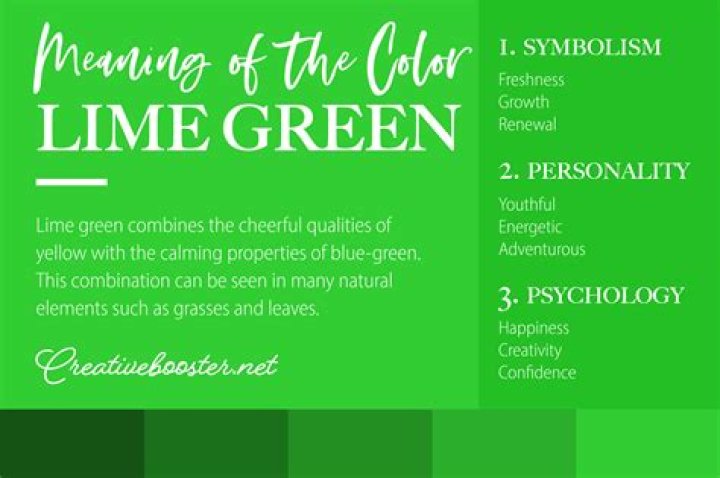 What does the color green mean psychologically?