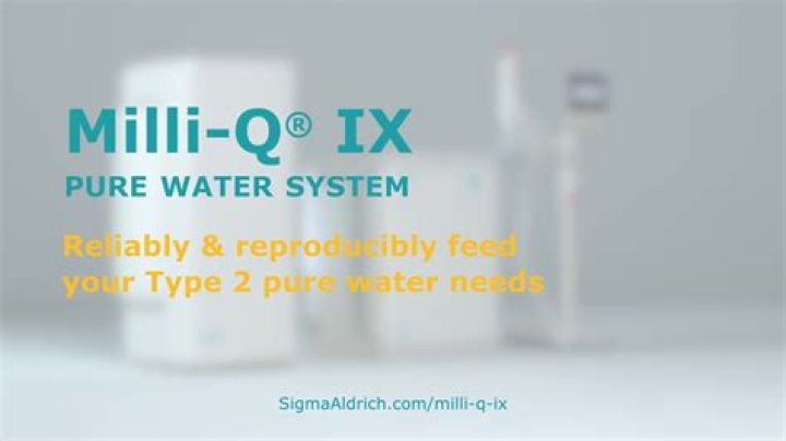 What grade is Milli-Q water?