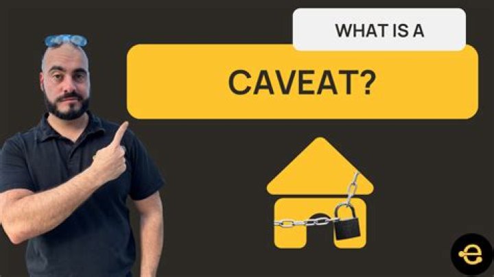 What is a caveat on a land title?