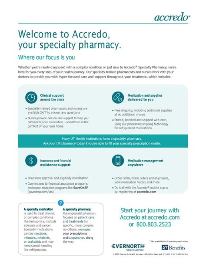 What is Accredo specialty pharmacy?
