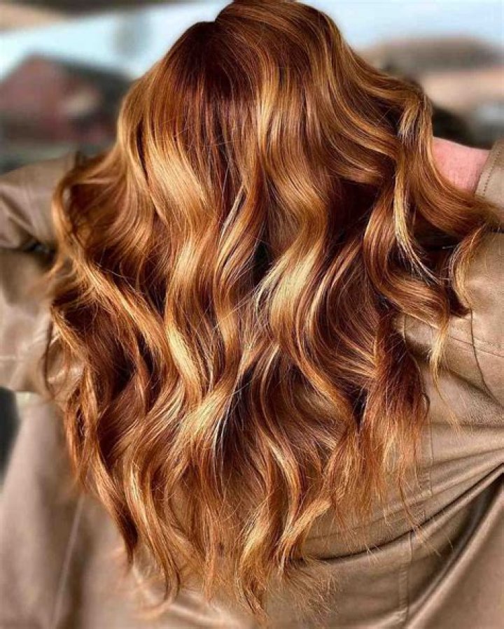 What is caramel blonde hair color?