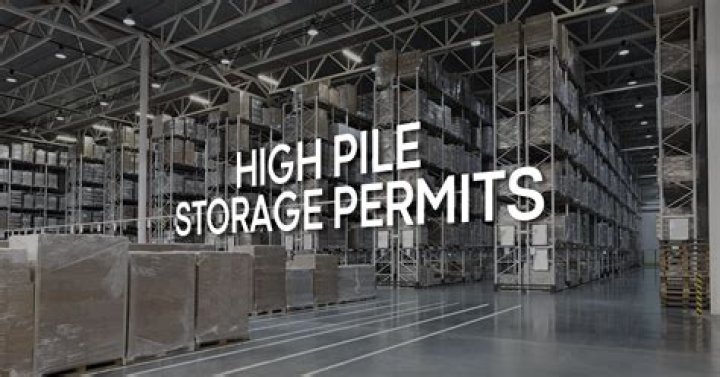 What is considered high-piled storage?