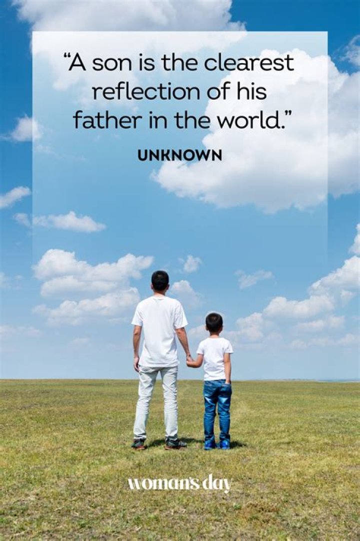 What is lines to my father about?