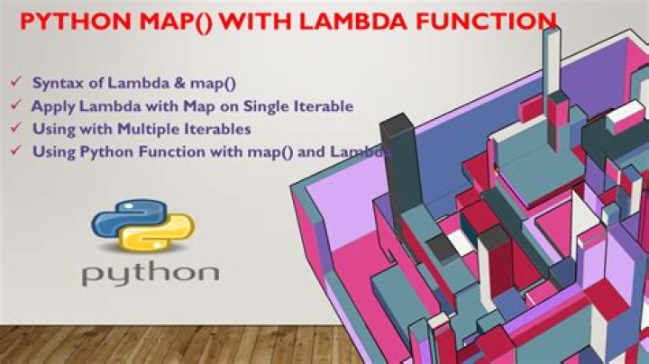 What is map lambda in Python?
