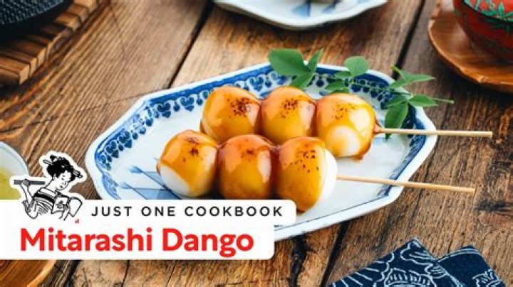 What is Mitarashi dango made of?