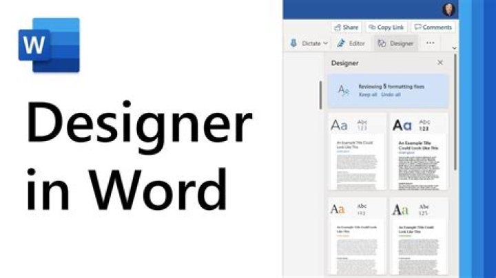 What is the design mode in Word?