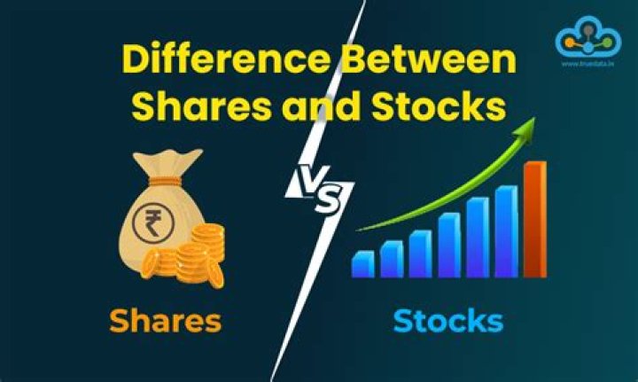 What is the difference between stocks and shares UK?