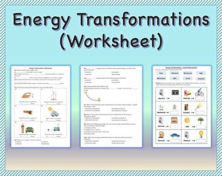 What is the formula for energy transformation?