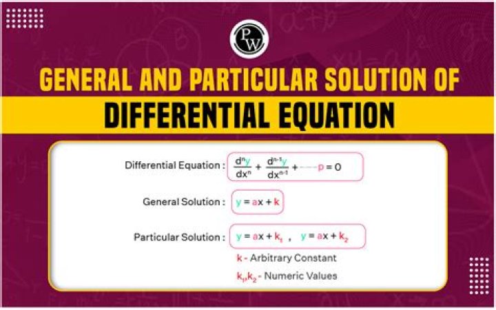What is the general solution of an equation?
