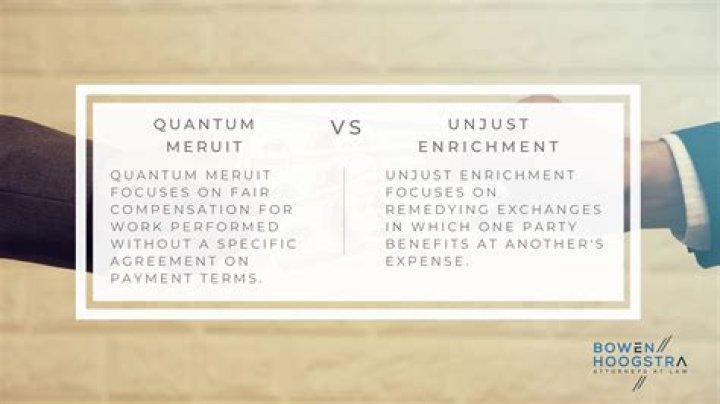 What is the result of quantum meruit?