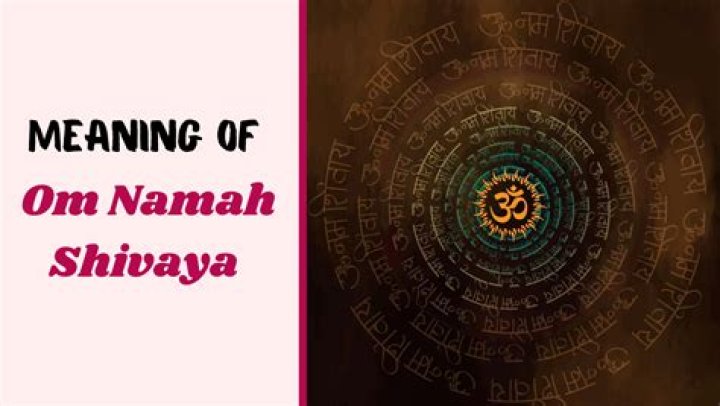 What means Om Namah Shivaya?