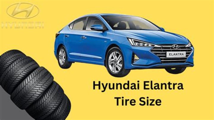 What size tires does a 2013 Hyundai Elantra have?