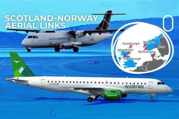 What UK airports fly to Norway?